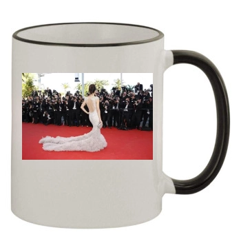 Eva Longoria 11oz Colored Rim & Handle Mug