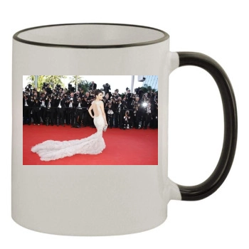 Eva Longoria 11oz Colored Rim & Handle Mug