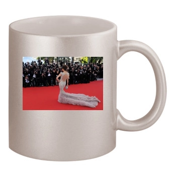 Eva Longoria 11oz Metallic Silver Mug