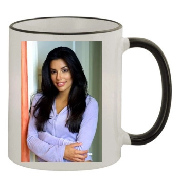 Eva Longoria 11oz Colored Rim & Handle Mug