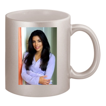 Eva Longoria 11oz Metallic Silver Mug