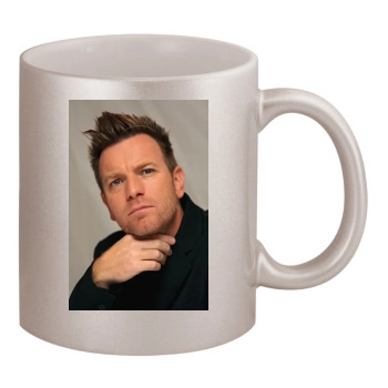 Ewan McGregor 11oz Metallic Silver Mug