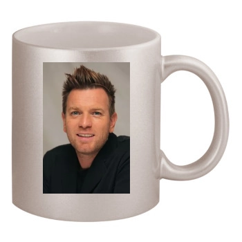 Ewan McGregor 11oz Metallic Silver Mug