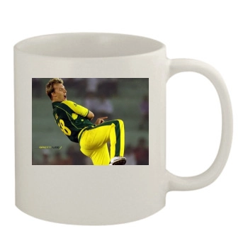 Brett Lee 11oz White Mug