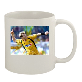 Brett Lee 11oz White Mug