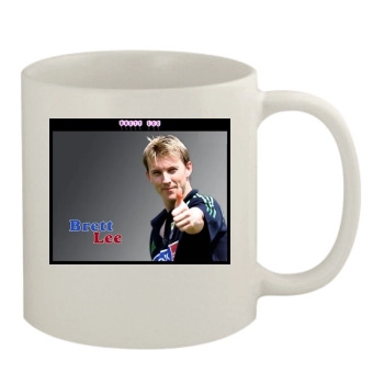 Brett Lee 11oz White Mug