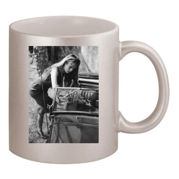 Brigitte Bardot 11oz Metallic Silver Mug