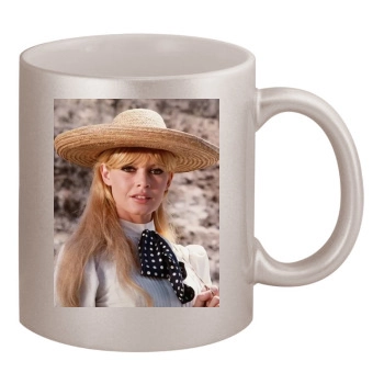 Brigitte Bardot 11oz Metallic Silver Mug