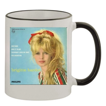 Brigitte Bardot 11oz Colored Rim & Handle Mug