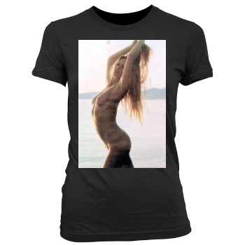 Brigitte Bardot Women's Junior Cut Crewneck T-Shirt