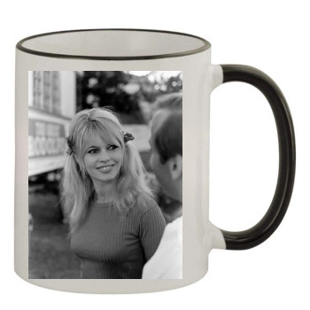 Brigitte Bardot 11oz Colored Rim & Handle Mug