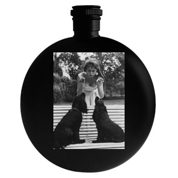 Brigitte Bardot Round Flask