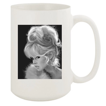 Brigitte Bardot 15oz White Mug