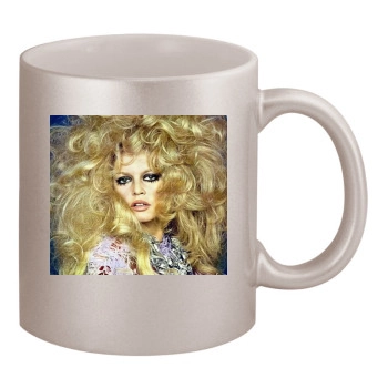 Brigitte Bardot 11oz Metallic Silver Mug