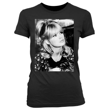 Brigitte Bardot Women's Junior Cut Crewneck T-Shirt