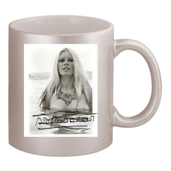 Brigitte Bardot 11oz Metallic Silver Mug