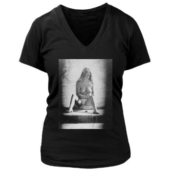 Brigitte Bardot Women's Deep V-Neck TShirt