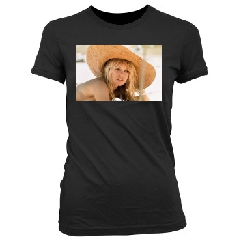 Brigitte Bardot Women's Junior Cut Crewneck T-Shirt