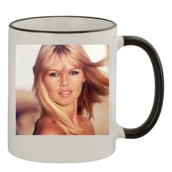 Brigitte Bardot 11oz Colored Rim & Handle Mug