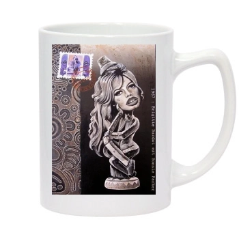 Brigitte Bardot 14oz White Statesman Mug