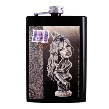 Brigitte Bardot Hip Flask