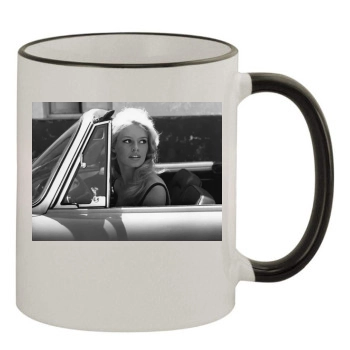 Brigitte Bardot 11oz Colored Rim & Handle Mug