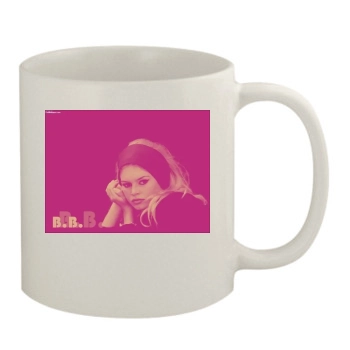 Brigitte Bardot 11oz White Mug