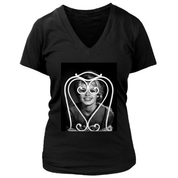 Brigitte Bardot Women's Deep V-Neck TShirt