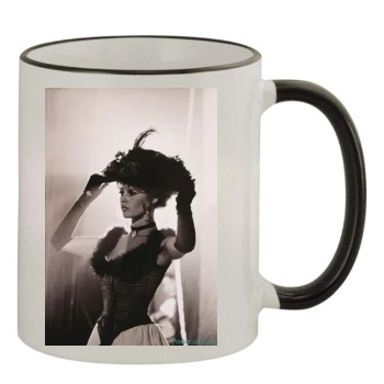 Brigitte Bardot 11oz Colored Rim & Handle Mug