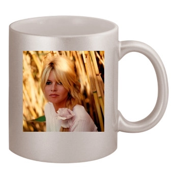 Brigitte Bardot 11oz Metallic Silver Mug