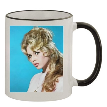 Brigitte Bardot 11oz Colored Rim & Handle Mug