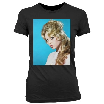 Brigitte Bardot Women's Junior Cut Crewneck T-Shirt