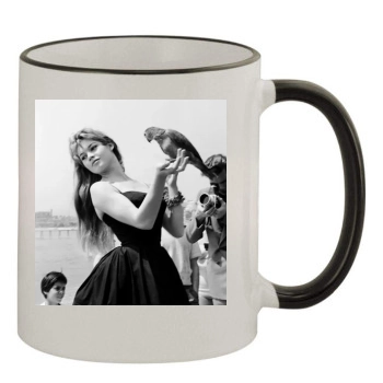 Brigitte Bardot 11oz Colored Rim & Handle Mug