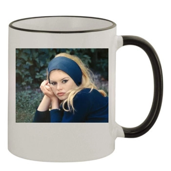 Brigitte Bardot 11oz Colored Rim & Handle Mug