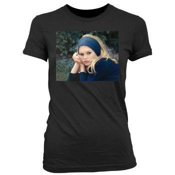 Brigitte Bardot Women's Junior Cut Crewneck T-Shirt