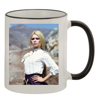 Brigitte Bardot 11oz Colored Rim & Handle Mug