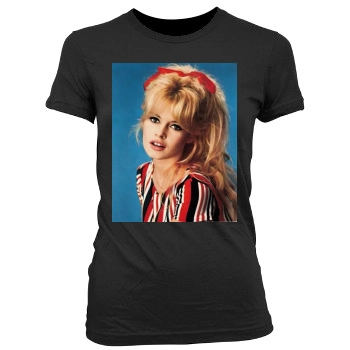 Brigitte Bardot Women's Junior Cut Crewneck T-Shirt