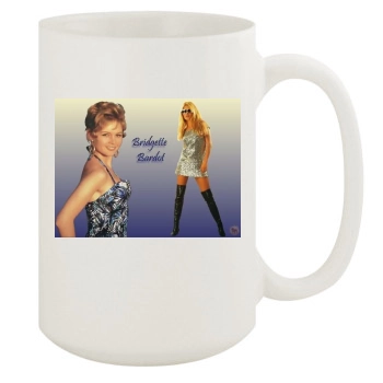 Brigitte Bardot 15oz White Mug