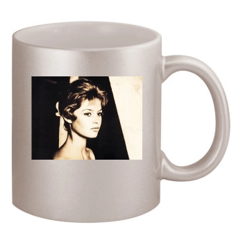 Brigitte Bardot 11oz Metallic Silver Mug