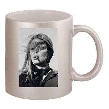 Brigitte Bardot 11oz Metallic Silver Mug