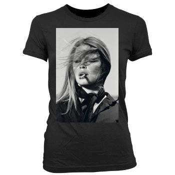 Brigitte Bardot Women's Junior Cut Crewneck T-Shirt