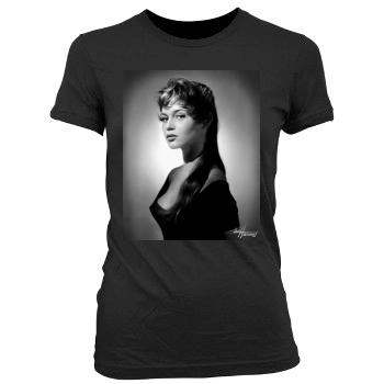 Brigitte Bardot Women's Junior Cut Crewneck T-Shirt