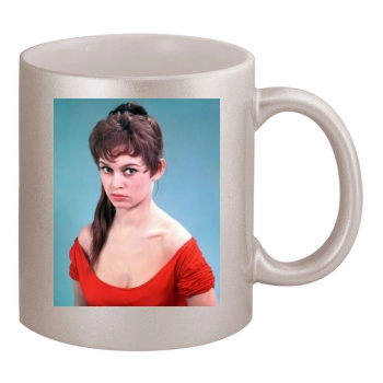 Brigitte Bardot 11oz Metallic Silver Mug