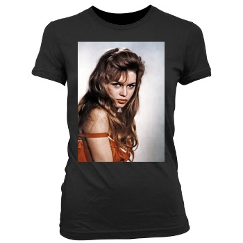 Brigitte Bardot Women's Junior Cut Crewneck T-Shirt