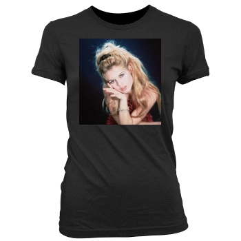 Brigitte Bardot Women's Junior Cut Crewneck T-Shirt