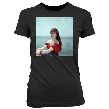 Brigitte Bardot Women's Junior Cut Crewneck T-Shirt