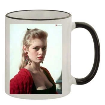 Brigitte Bardot 11oz Colored Rim & Handle Mug