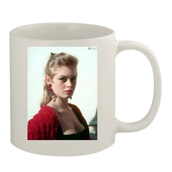 Brigitte Bardot 11oz White Mug