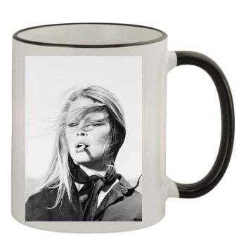 Brigitte Bardot 11oz Colored Rim & Handle Mug