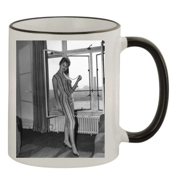 Brigitte Bardot 11oz Colored Rim & Handle Mug